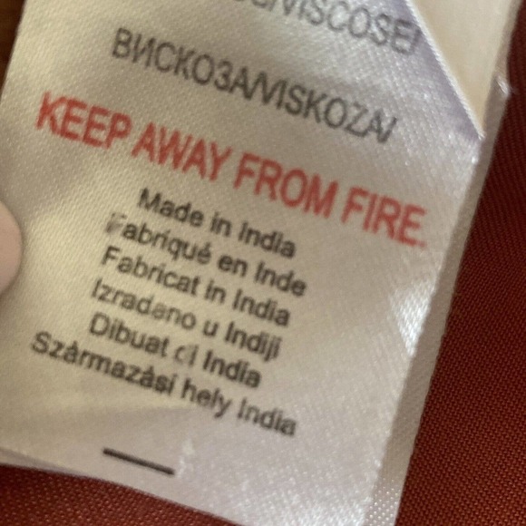 Parory Dress Womens Size 14 Button Front Collared Embroidered‎ Long Sleeve Pink - Picture 12 of 14